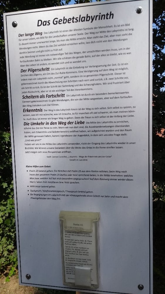 Anleitung zum Labyrinth