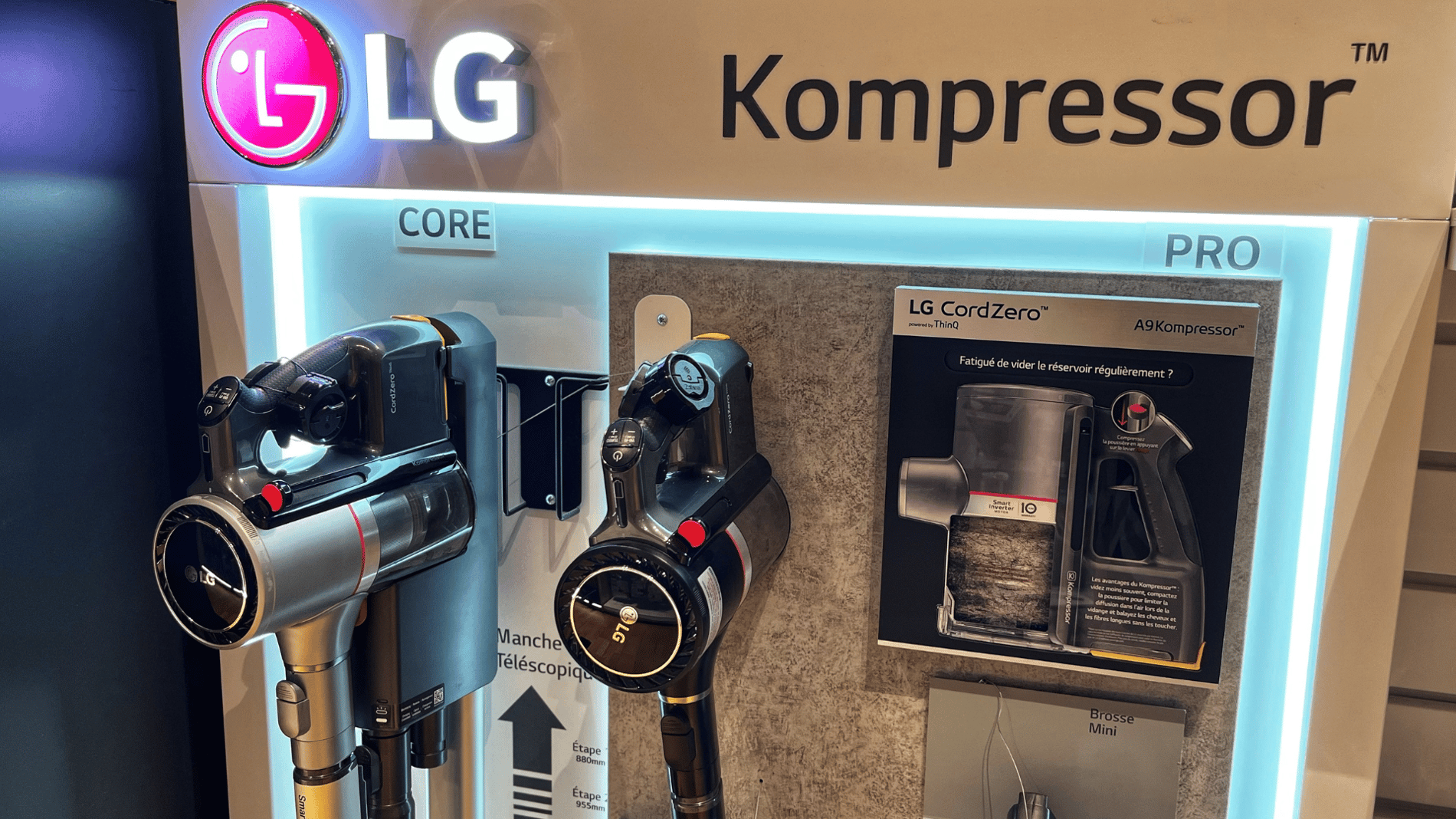 LG KOMPRESSOR ASPIRATEUR BALAI BOULANGER NICE CAP 3000