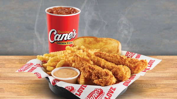 Menu  Raising Cane's