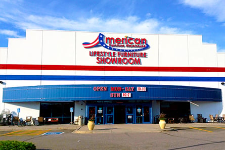 american furniture warehouse at 625 sw frontage rd, fort collins, co