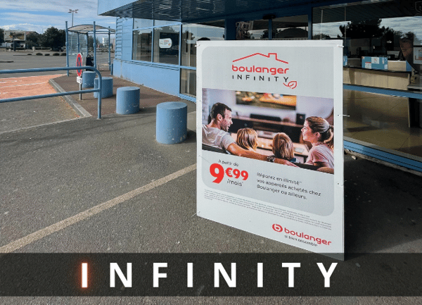 Infinity / Boulanger infinity / offre d'assurance / produits assurés / réparez vos produits en illimité / réparation / indemnisation