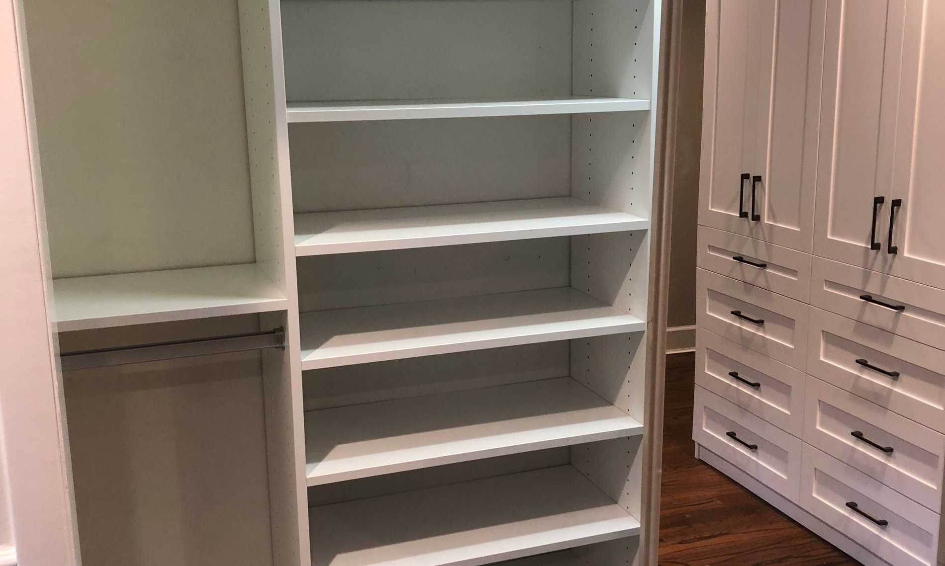 closet shelving