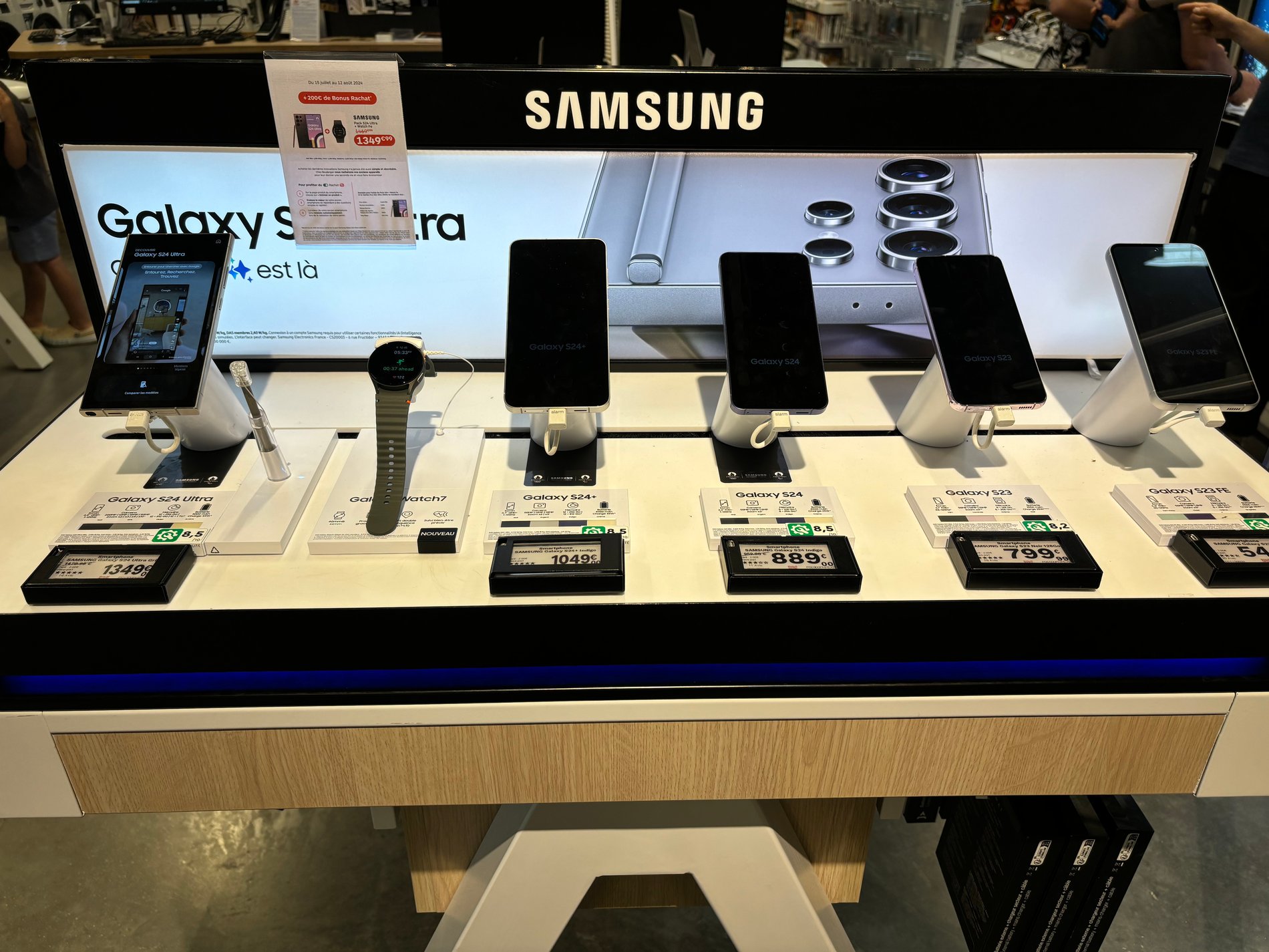 Découvrez la gamme Samsung dans votre magasin Boulanger Claye-Souilly !