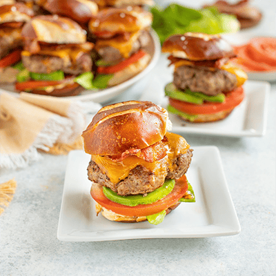 blat beef cheeseburger sliders with special sauce