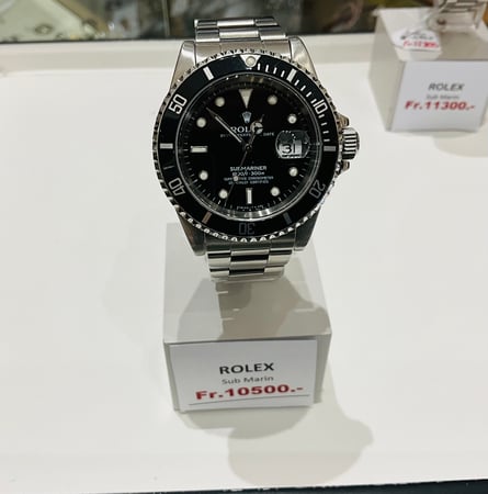Rolex orologio submariner con scatola origino e certificato