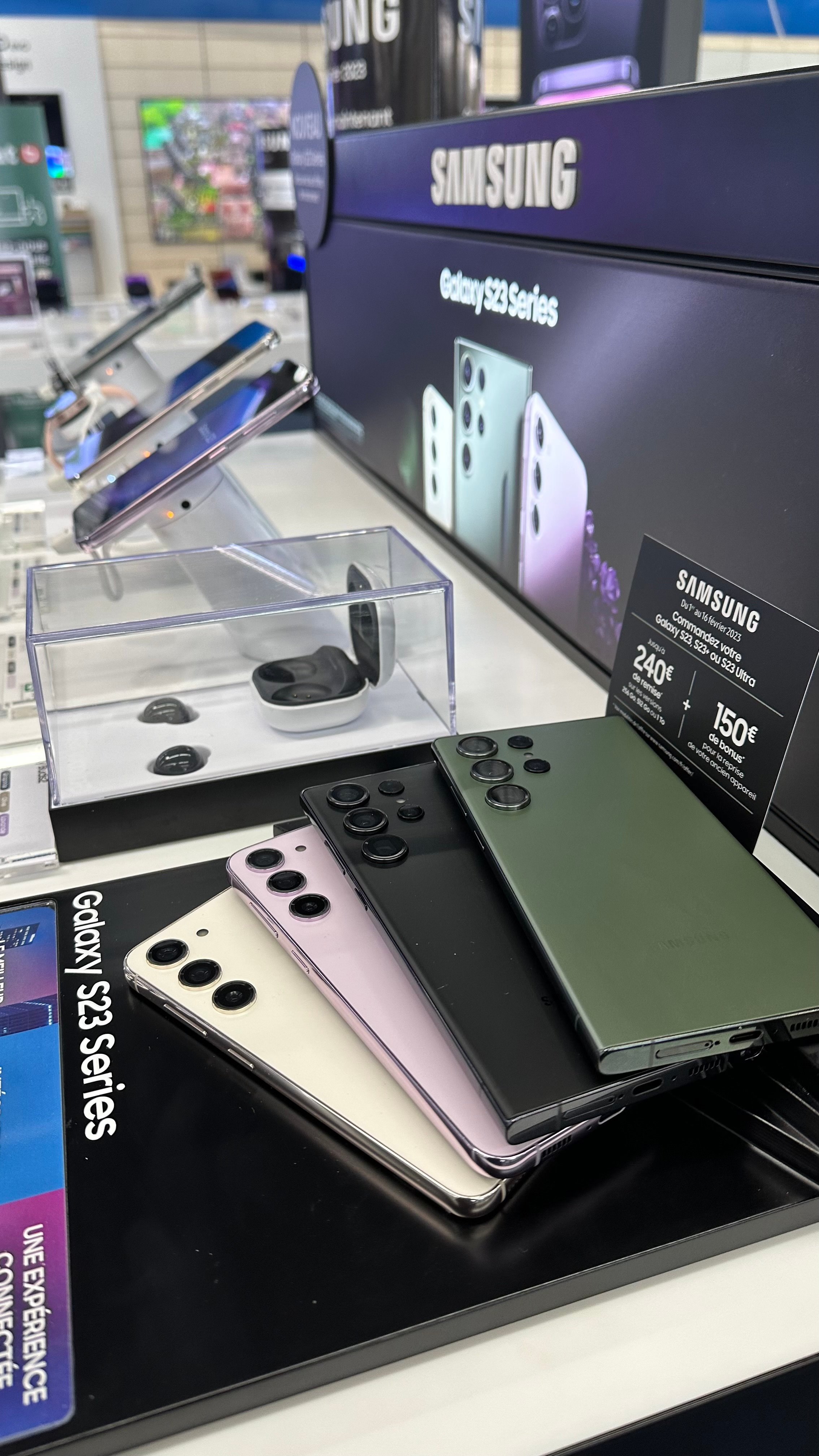 Découvrez la nouvelle gamme smartphone de chez Samsung avec la sortie du S23, S23+ et S23 ultra dans votre magasin Boulanger Metz Metzanine