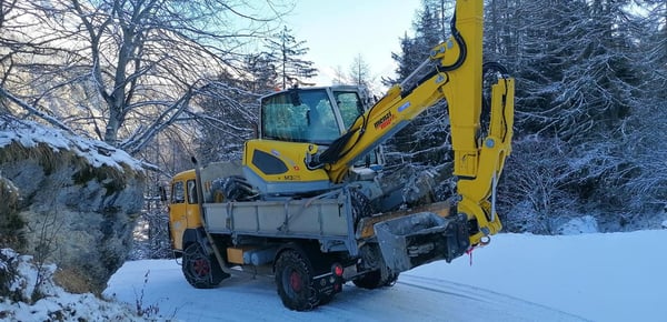 transport de machines de chantier