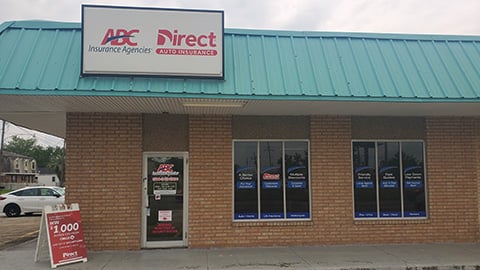 Direct Auto Insurance storefront located at  7585 Westbank Expy, Marrero