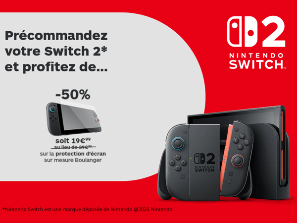 précommandez votre nintendo switch 2 dans votre magasin Boulanger Le Puy-en-Velay dès maintenant !