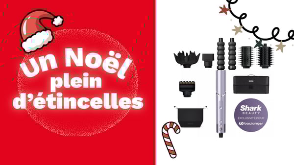 Fer multistyle SHARK Flexstyle HD466PLEU Lilas + embout anti-frisottis/pochette voyage