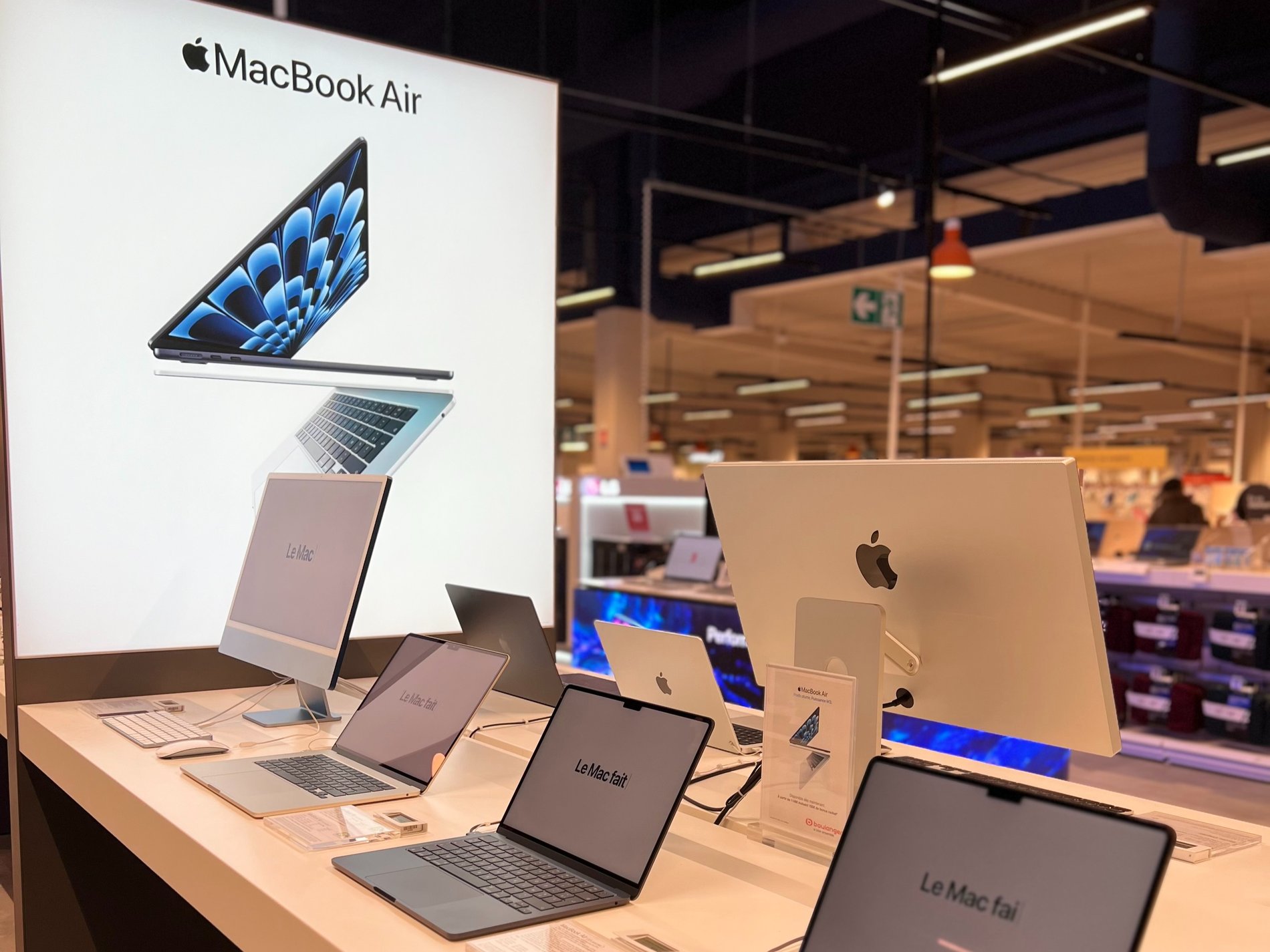 MacBook Pro, MacBook Air  M2 et M3 et iMac Boulanger Bordeaux - Mérignac
