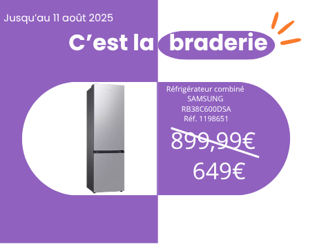 Réfrigérateur combiné SAMSUNG RB38C600DSA