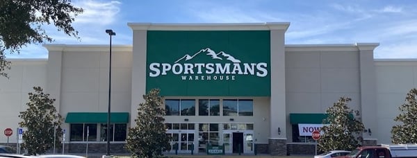 The front entrance of Sportsman's Warehouse in Lady Lake