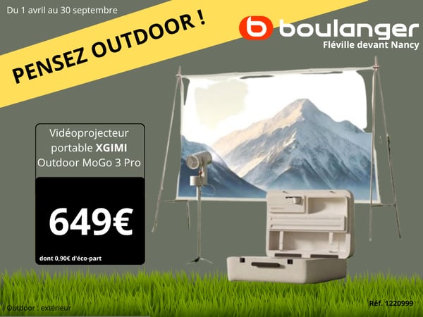 Vidéoprojecteur portable XGIMI Outdoor MoGo 3 Pro