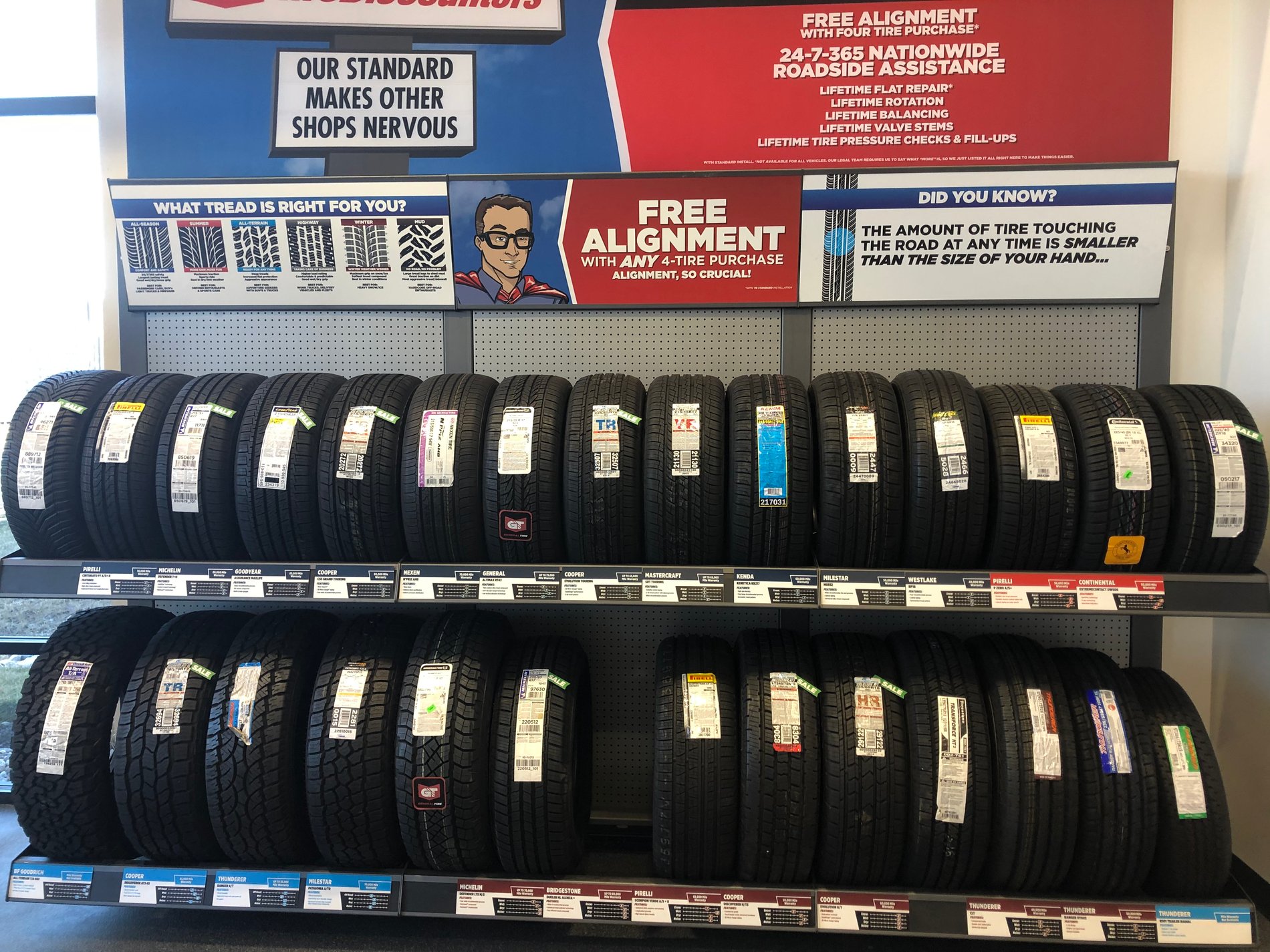 Tire Discounters Independence tires, alignment, brakes, autoglass in