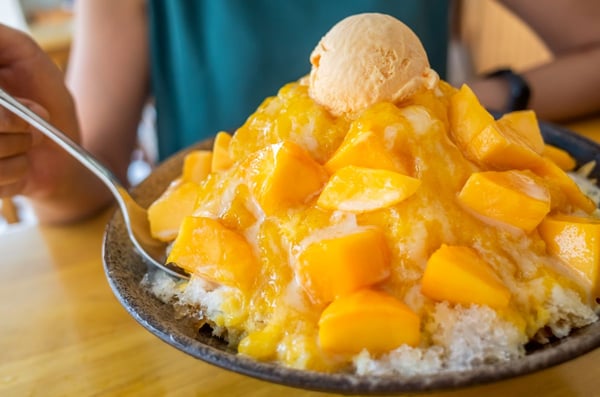 マンゴーかき氷