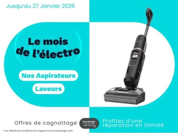 🧹✨ Offres exceptionnelles sur les aspirateurs laveurs chez Boulanger Provins !