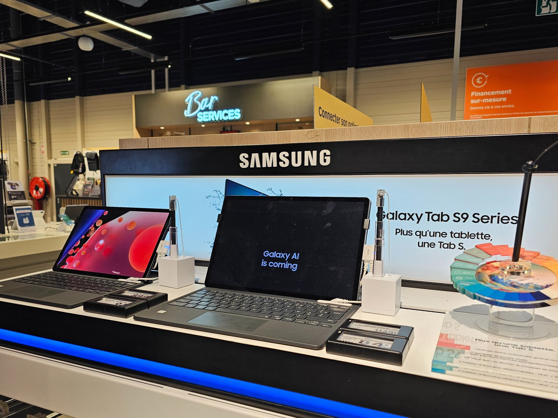 tablette s9 s9+ s9FE Samsung Boulanger Tourville la Rivière Rouen