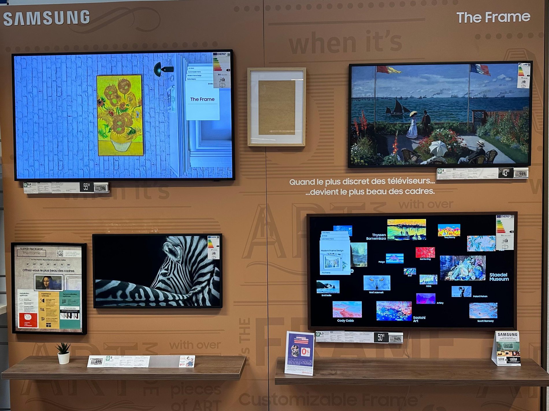 Boulanger Ollioules SAMSUNG Mural TV The FRAME