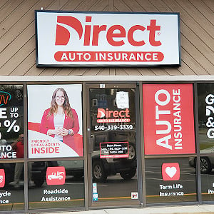 Direct Auto Insurance storefront located at  3214 Electric Road, Roanoke