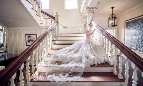 大階段での撮影