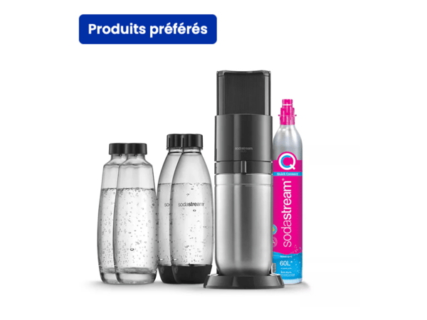 En ce moment, vos produits préférés sont mis à l'honneur chez Boulanger Rennes St-Grégoire. Machine à soda SODASTREAM DUO Noire Pack 2 carafes est disponible dès maintenant !
