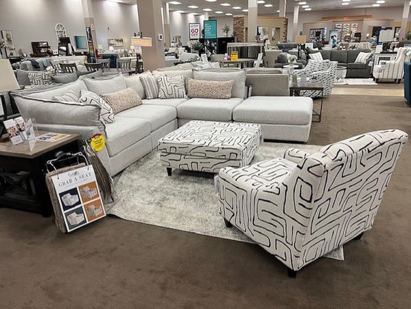 Muscatine Slumberland Furniture sectional