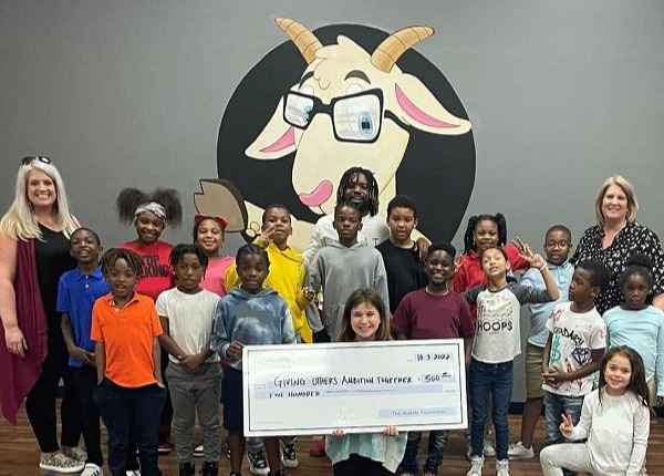 We were able to assist Giving Others Ambition Together “G.O.A.T” with getting a $500 grant from Allstate Helping Hands