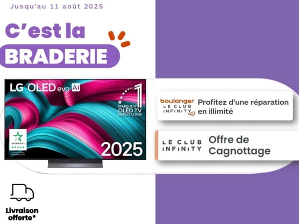 📺🔥 Le meilleur de la technologie LG OLED 2025 !
C’est la braderie chez Boulanger Châteauroux 🎉