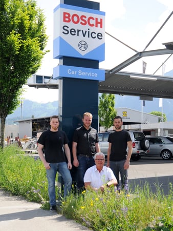 Das Team "Bosch Car Service"