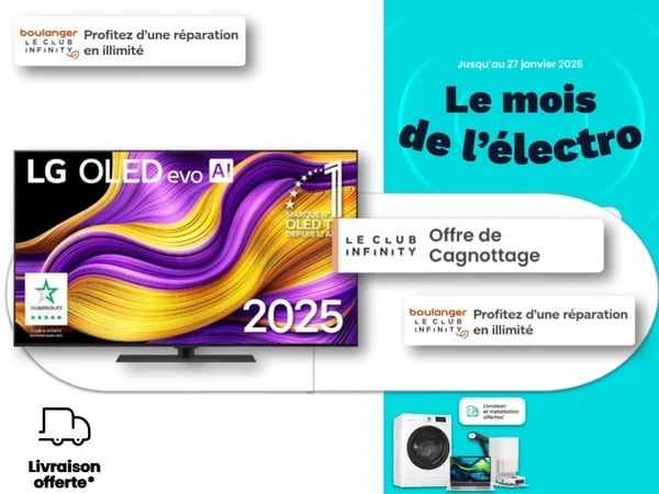 Tv oled Boulanger STEEL