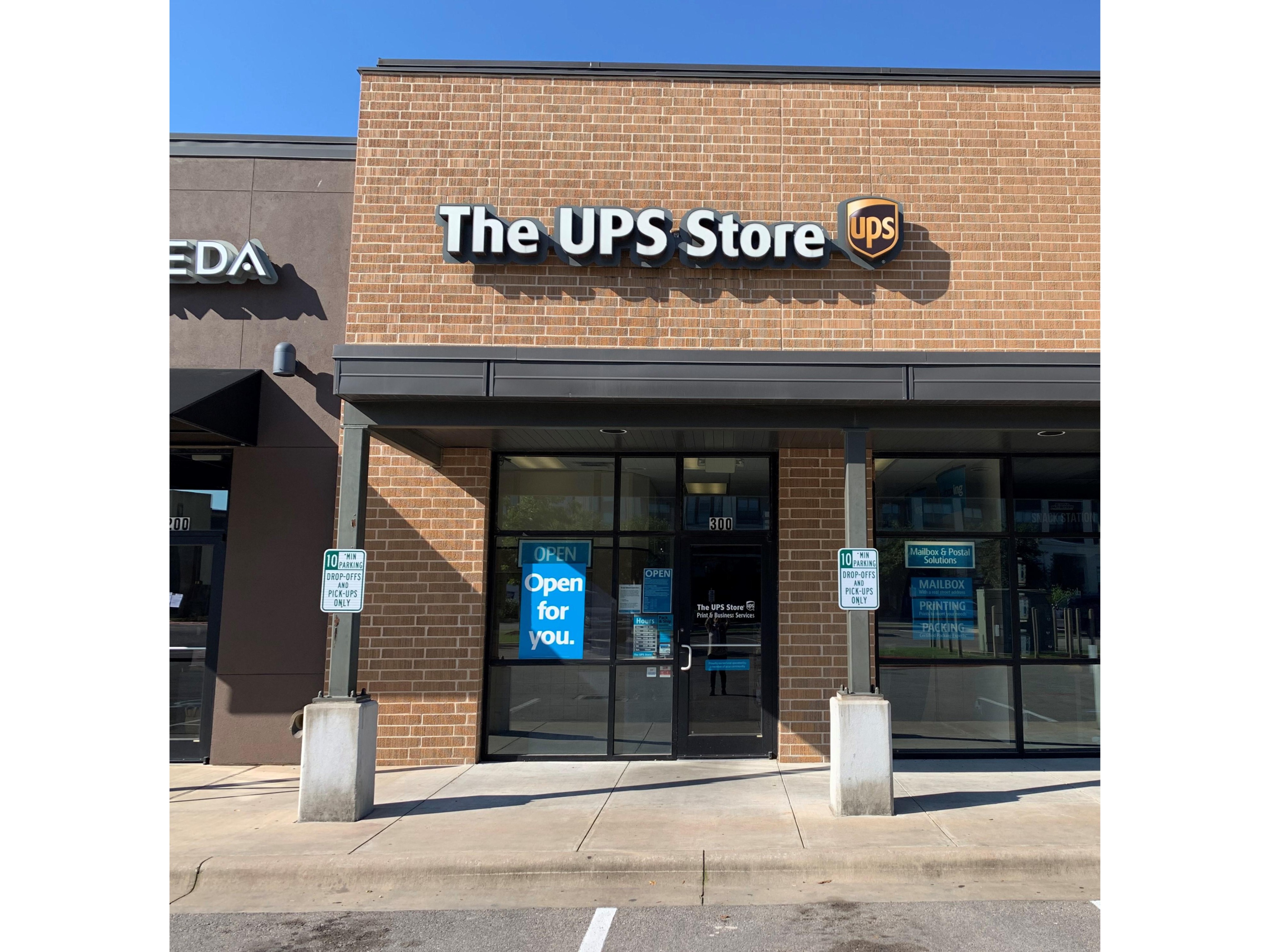 Facade of The UPS Store The Domain