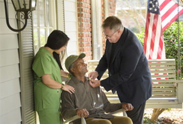 Veteran in hospice care