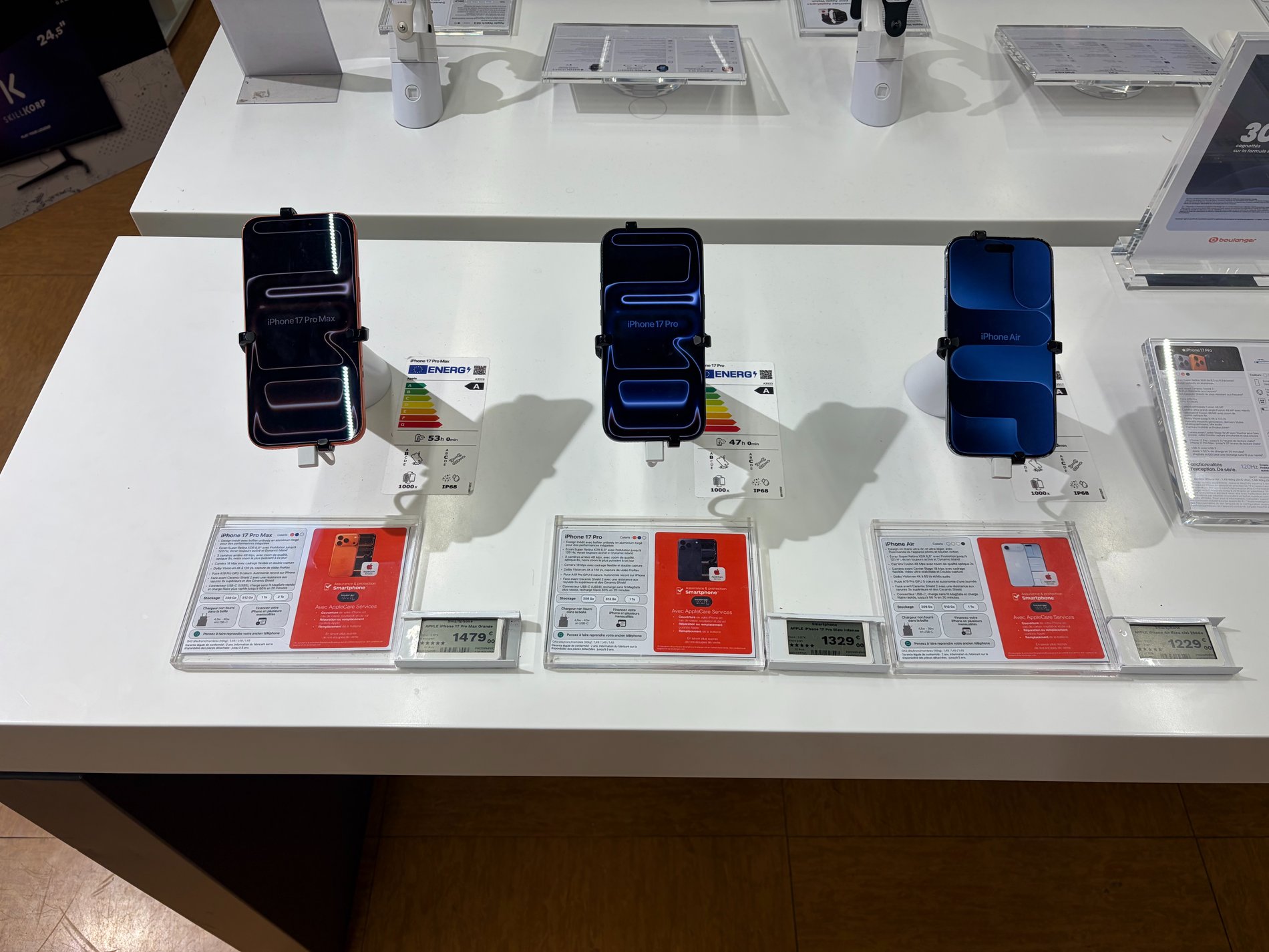 Nouvelle gamme IPhone 17 dans votre magasin Boulanger Saint-Egrève !