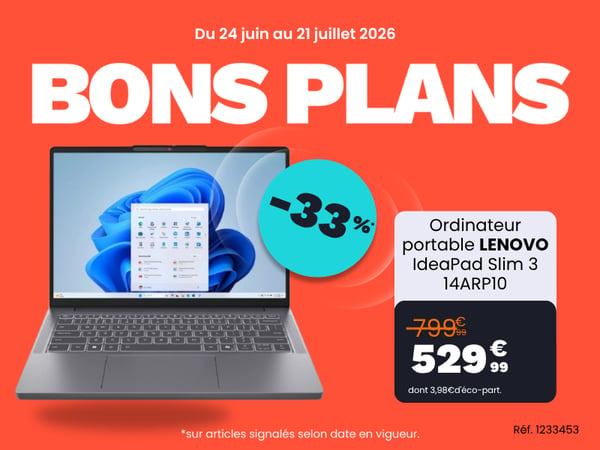 Ordinateur portable LENOVO IdeaPad Slim 3 14ARP10