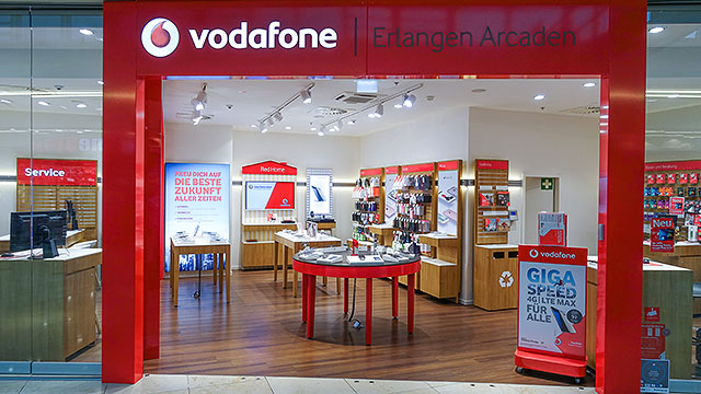 Vodafone-Shop in Erlangen, Nürnberger Str. 7