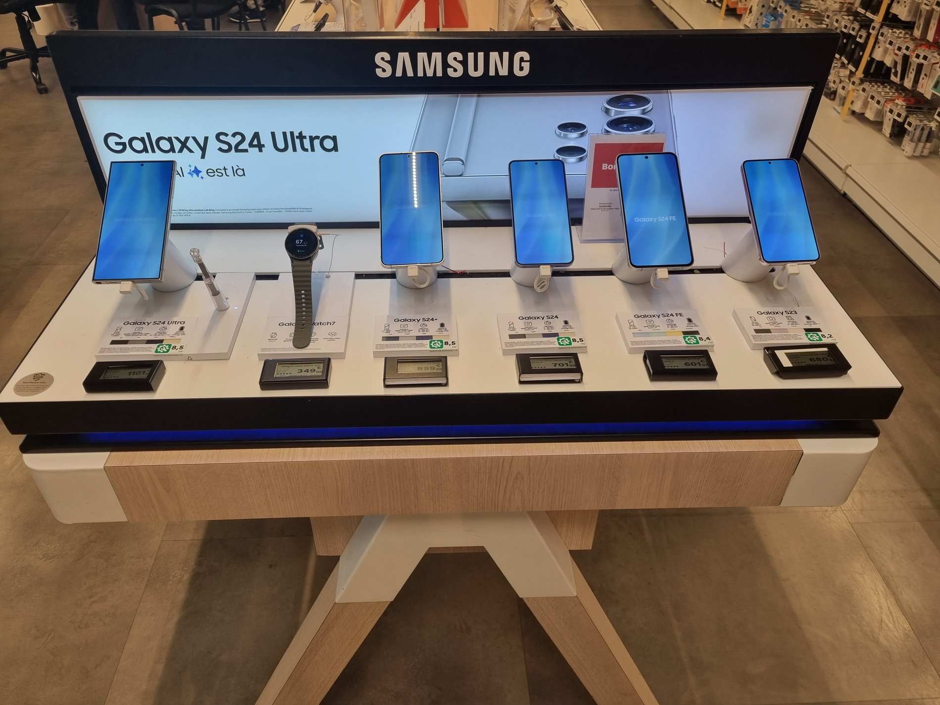 Téléphones portables Samsung chez Boulanger Vitrolles proche de Salon, Velaux, Marignane et Rognac