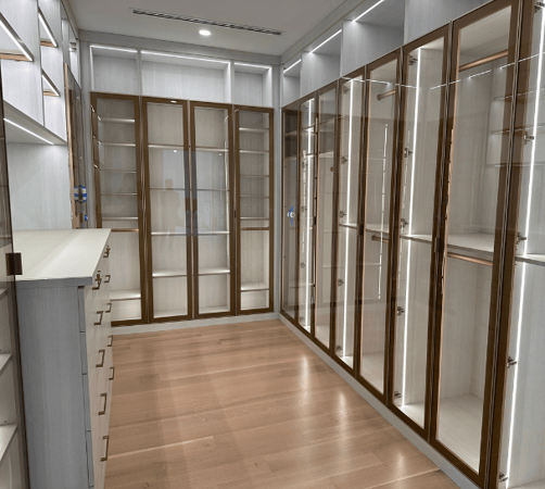 California Closets Long Island City New York walk in closet design custom closets closet designers designer closets closet shoe storage built-in closets closet systems closet drawer organization closet shelf