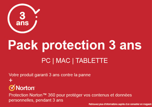 Pack protection 3 ans Multimédia
