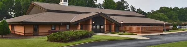 The Powder Springs Georgia Stake Center, meetinghouse for the Macland Ward (congregation), and FamilySearch Center.