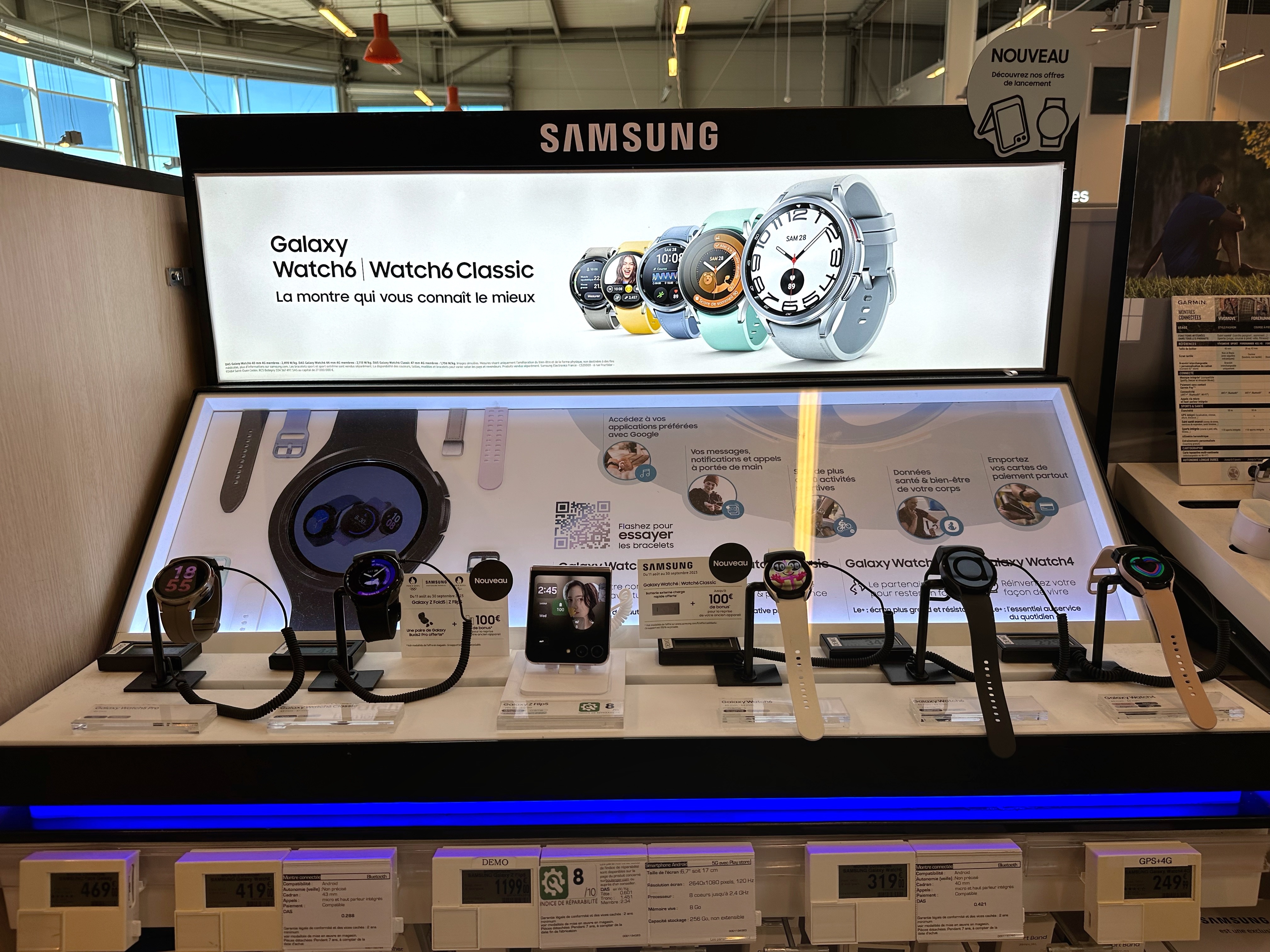 Espace montres connectées Samsung Galaxy Watch 4, Watch 5, Watch 5 Pro, Watch 6, Watch 6 Classic - Boulanger Compiègne