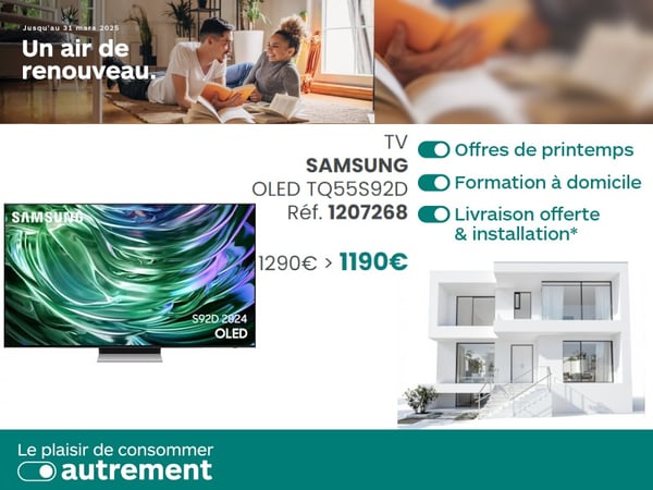 tv oled samsung magasin boulanger biganos