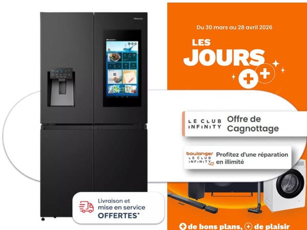 Vous recherchez un frigo américain à Anglet? Profitez des Jours + chez Boulanger Anglet pour vous équiper à prix avantageux.