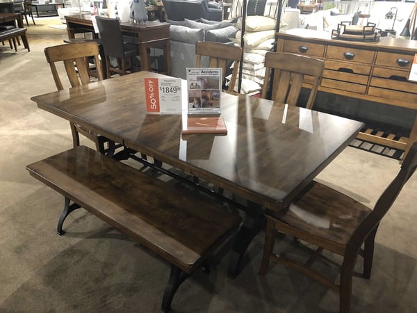 Maplewood Slumberland Furniture dining set