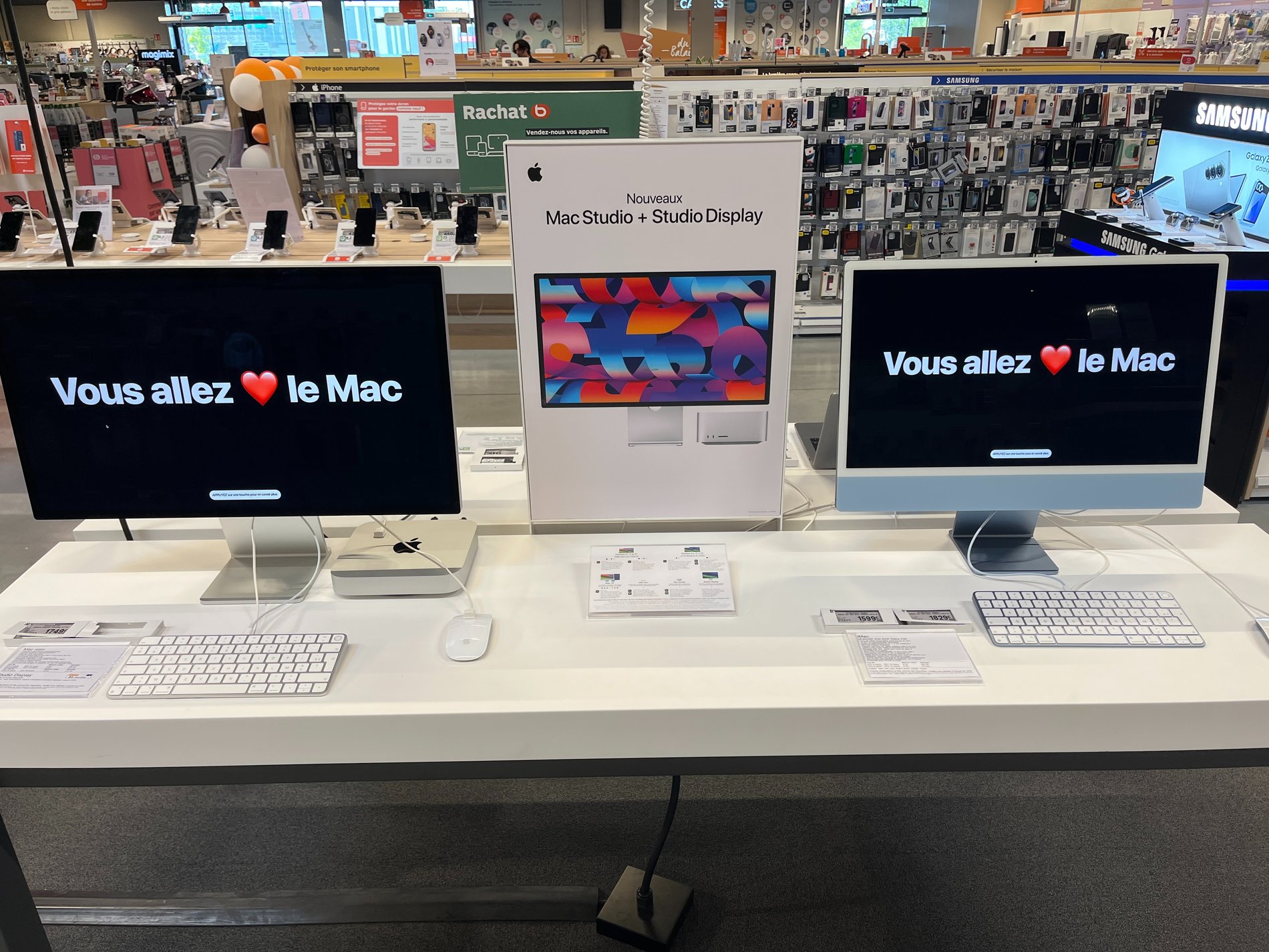 MacBook du magasin Boulanger Arras
