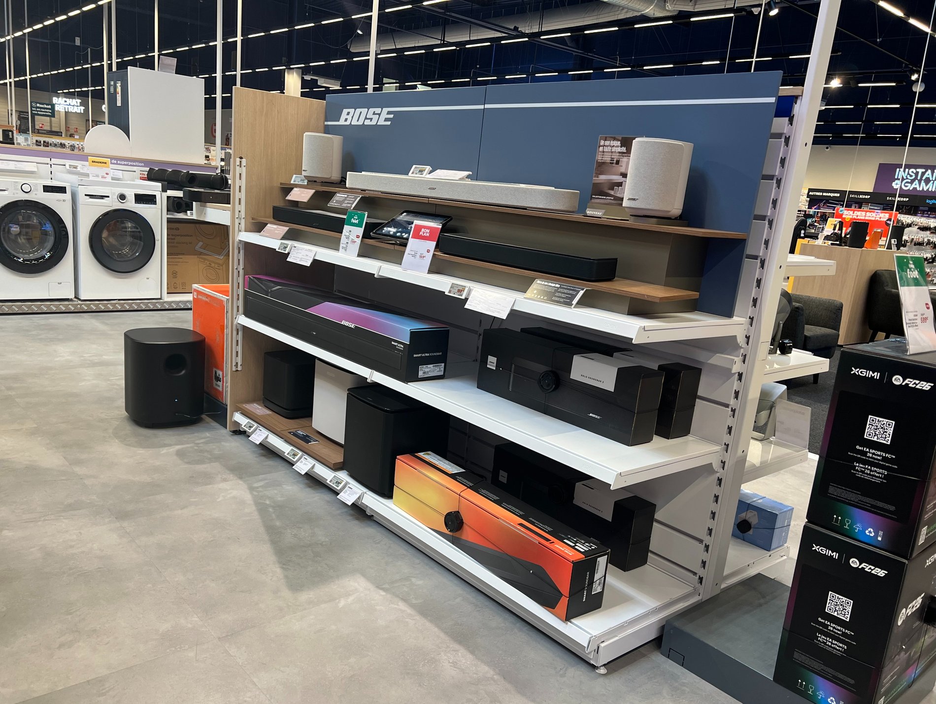 barre de son bose dans votre magasin boulanger st quentin