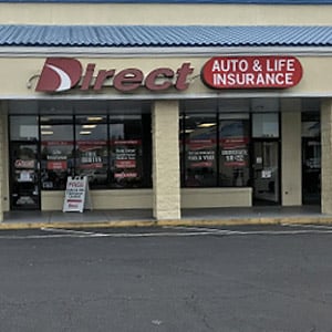 Direct Auto Insurance storefront located at  5808 Normandy Boulevard, Jacksonville