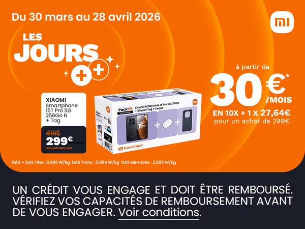 Smartphone XIAOMI 15T Pro chez boulanger lyon cordeliers