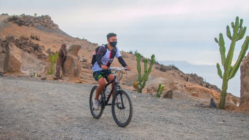Photo of bike rider