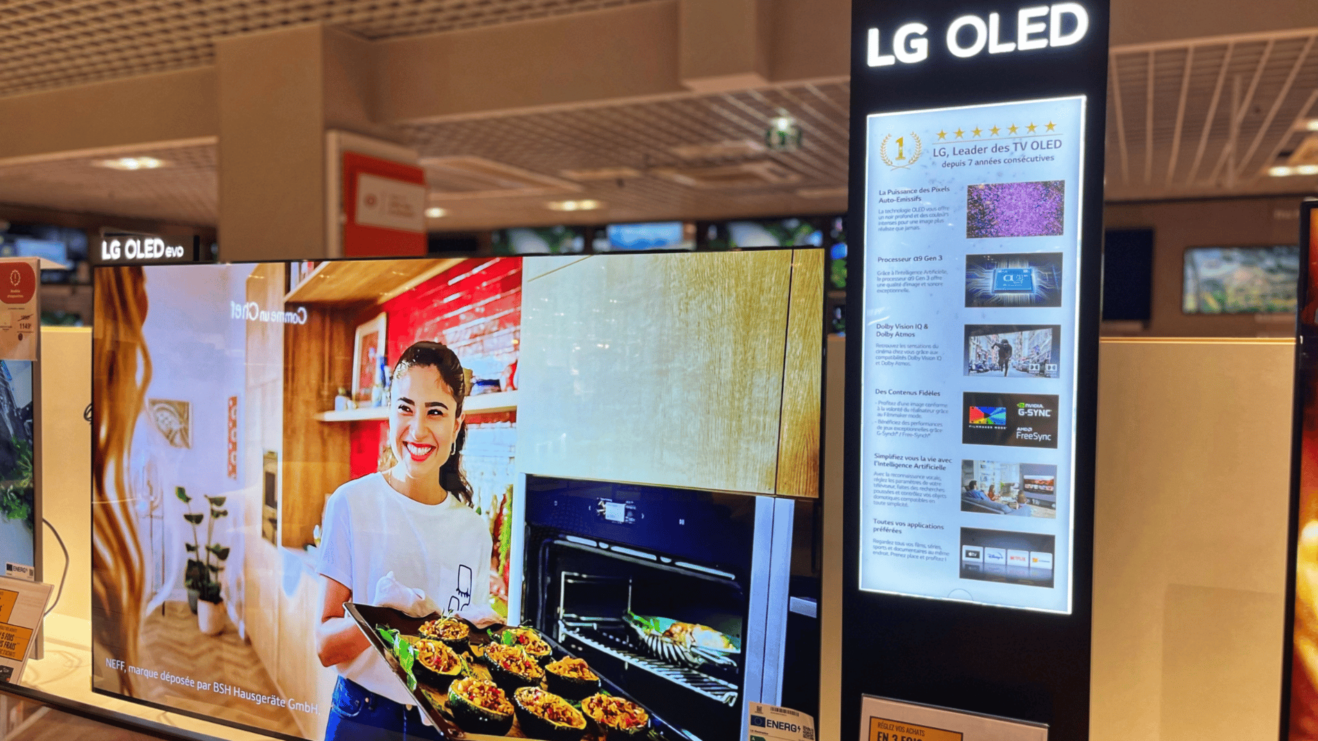 TV LG OLED 65 POUCES BOULANGER NICE CAP 3000